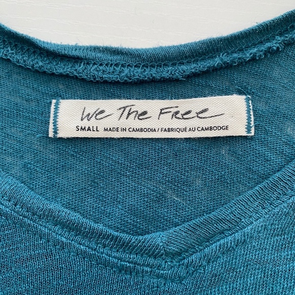 Free People We The Free Sunshine in the Rain Tee Size Small - Picture 8 of 10